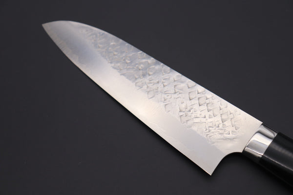 Takeshi Saji Santoku Takeshi Saji SRS-13 Custom Series Santoku 180mm (7 inch, Black Linen Micarta Handle)