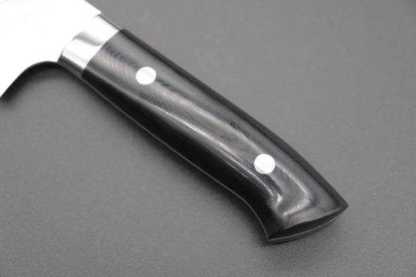 Takeshi Saji Santoku Takeshi Saji SRS-13 Custom Series Santoku 180mm (7 inch, Black Linen Micarta Handle)
