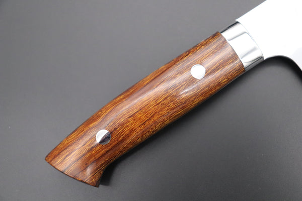 Takeshi Saji Santoku Takeshi Saji SRS-13 Hammer Forged, Custom Handmade Handle Series Santoku 180mm (7 inch, Ironwood Handle)
