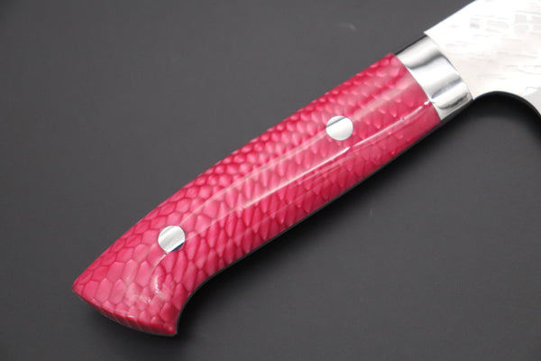 Takeshi Saji Santoku Takeshi Saji SUMMIT ― Limited Edition Custom Series SMT-1026 STRIX SAN-MAI Custom Hammered Santoku 180mm (7 Inch)