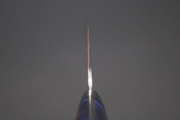 Takeshi Saji Santoku Takeshi Saji SUMMIT ― Limited Edition Custom Series SMT-978 VG-10W Multi-Colored Golden-Rainbow Damascus Santoku 180mm (7 Inch)