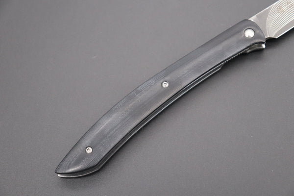 Takeshi Saji Steak Knife Takeshi Saji R-2 Damascus Steak Knife (Black G-10 Handle)