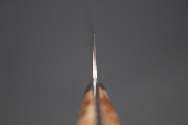 Takeshi Saji Sujihiki Takeshi Saji SUMMIT ― Limited Edition Custom Series SMT-1136 VG-10W磨 Multi-Colored Golden-Rainbow Damascus Sujihiki 270mm (10.6 Inch)