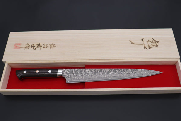 Takeshi Saji Sujihiki Takeshi Saji SUMMIT ― Limited Edition Custom Series SMT-772 R-2 Custom Damascus Sujihiki 240mm (9.4 Inch)