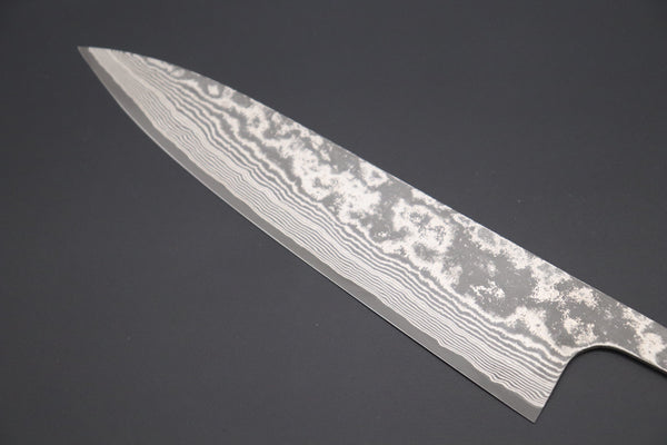 Takeshi Saji Wa Gyuto “Build Your Dream Knife” Takeshi Saji VG-10 Custom Black Nickel Damascus TSBO-12 Wa Gyuto 210mm (8.2 Inch)