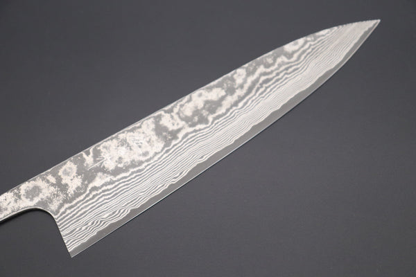 Takeshi Saji Wa Gyuto “Build Your Dream Knife” Takeshi Saji VG-10 Custom Black Nickel Damascus TSBO-12 Wa Gyuto 210mm (8.2 Inch)