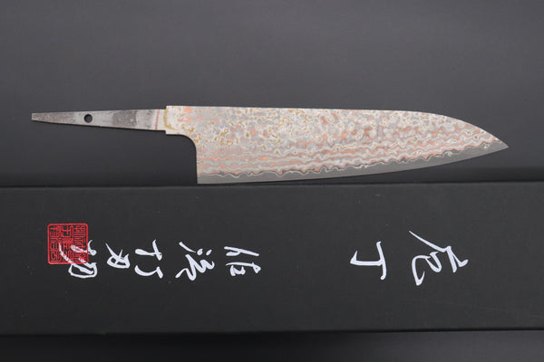Takeshi Saji Wa Gyuto “Build Your Dream Knife” Takeshi Saji VG-10W Custom Rainbow Damascus TSBO-15 Wa Gyuto 180mm (7 Inch)