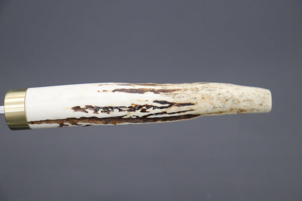 Takeshi Saji Wa Petty Takeshi Saji Gingami No.3 Wa Bocho Series Kaisaki (Wa Petty, Single Bevel Edge, Stag Handle)