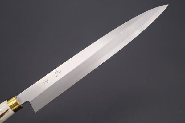 Takeshi Saji Yanagiba Takeshi Saji Gingami No.3 Wa Bocho Series Yanagiba (240mm and 300mm, 3 Sizes, Stag Handle)