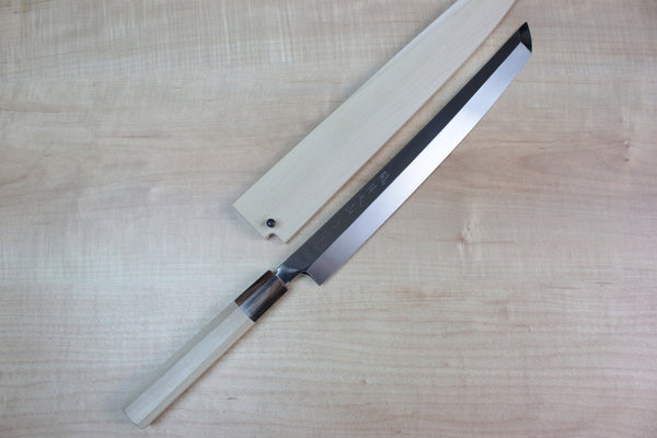 Fu-Rin-Ka-Zan Limited, Solid VG-10 blade Sakimaru Takohiki (270mm and 300mm, 2 sizes, Perfectly Mirror Polished) - japanesechefsknife.mom