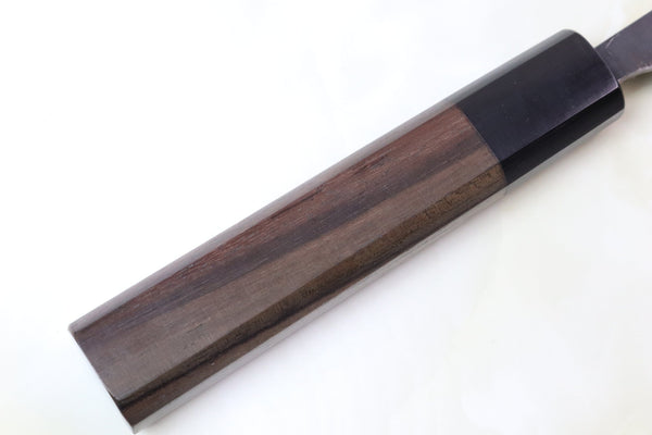 Fu-Rin-Ka-Zan Aogami Super Kurouchi Series FAB-1P Wa Paring 85mm (3.3 inch, Octagon Shaped Red-Sandal Wood Handle) - japanesechefsknife.mom