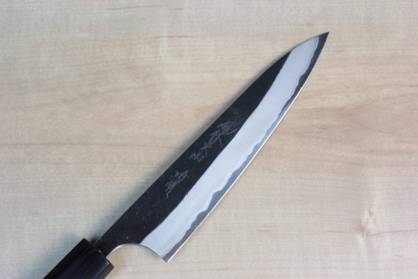 Fu-Rin-Ka-Zan Wa Petty Fu-Rin-Ka-Zan Aogami Super Kurouchi Series Wa Petty (120mm and 150mm, 2 sizes, Octagon Shaped Red-Sandal Wood Handle)