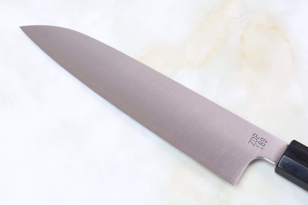 Fu-Rin-Ka-Zan Wa Santoku FZDP-1SAB Wa Santoku190mm (7.4 inch) Fu-Rin-Ka-Zan ZDP-189 Wa Series FZDP-1SAB Wa Santoku 190mm (7.4 inch, Octagon Shaped Bocote Wooden Handle)