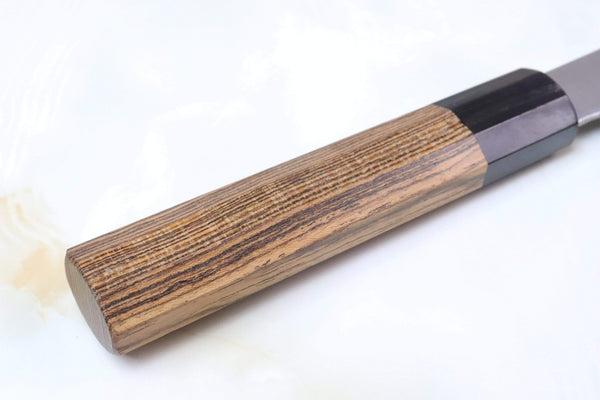 Fu-Rin-Ka-Zan Wa Santoku FZDP-1SAB Wa Santoku190mm (7.4 inch) Fu-Rin-Ka-Zan ZDP-189 Wa Series FZDP-1SAB Wa Santoku 190mm (7.4 inch, Octagon Shaped Bocote Wooden Handle)