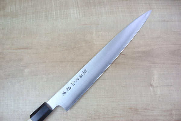 Fu-Rin-Ka-Zan ZDP-189 Wa Series Wa Sujihiki (240mm to 300mm, 3 Sizes, Octagon Shaped Magnolia Wooden Handle) - japanesechefsknife.mom