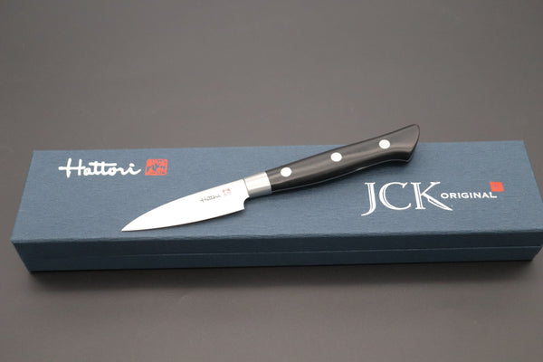 Hattori Paring FH-1L Parer 70mm (2.7inch) Hattori Forums FH Series FH-1L Parer 70mm (2.7 inch, Black Linen Micarta Handle)