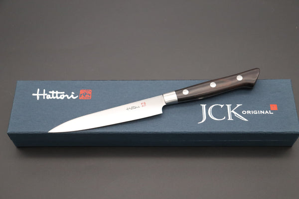 Hattori Petty Hattori Forums FH Series Petty (120mm and 150mm, African Black Wood Handle)