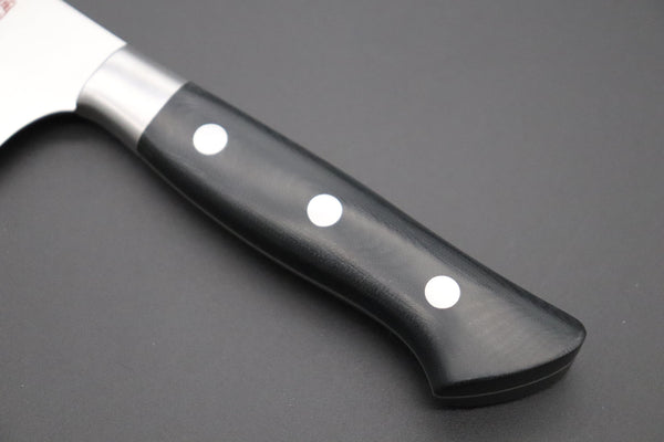 Hattori Santoku FH-4L Santoku 170mm (6.6inch) Hattori Forums FH Series FH-4L Santoku 170mm (6.6inch, Black Linen Micarta Handle)