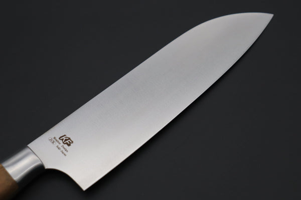 Hattori Santoku FH-4O Santoku 170mm (6.6 inch) Hattori Forums FH Series FH-4O Santoku 170mm (6.6 Inch, Olive Wood Handle)