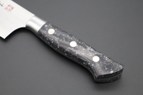 Hattori Santoku FH-4ND Santoku 170mm (6.6inch) Hattori Forums FH Series Limited Edition "SNOW IN THE DARK" Santoku 170mm (6.6 Inch, Dupont Corian® Handle)