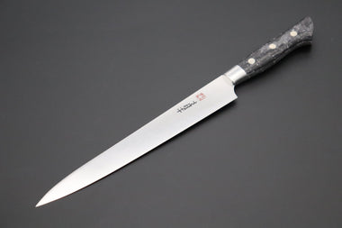 Hattori Sujihiki Hattori FH Series Limited Edition "SNOW IN THE DARK" Sujihiki (230mm to 300mm, 3 sizes, Dupont Corian® Handle)