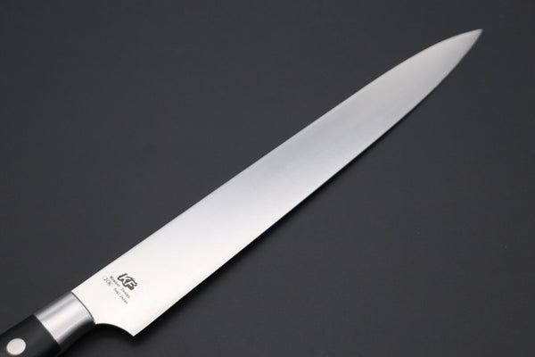 Hattori Sujihiki Hattori Forums FH Series Sujihiki (230mm to 300mm, 3 sizes, Black Linen Micarta Handle)