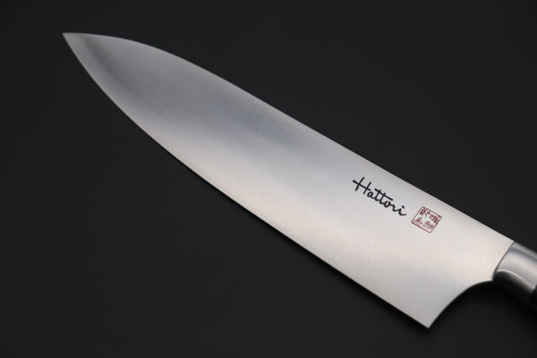 Hattori Western Deba Hattori Forums FH Series Limited Edition Western Deba (165mm and 240mm, "Black Space" Corian® Handle)