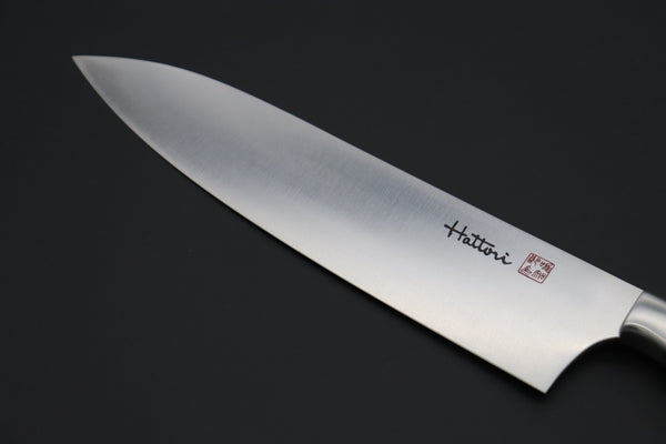 Hattori Western Deba Hattori Forums FH Series Western Deba (165mm and 240mm, Black Linen Micarta Handle)