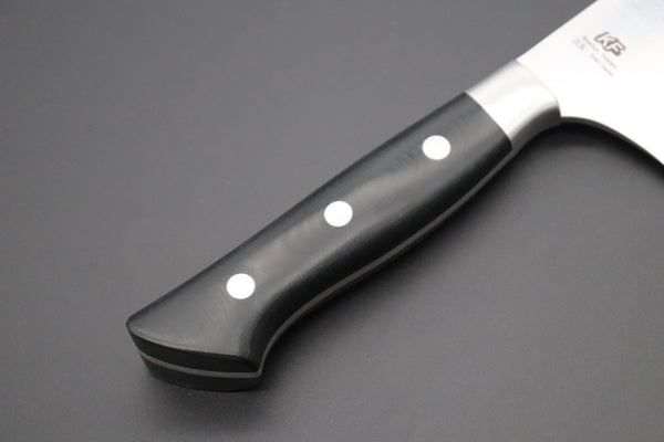 Hattori Western Deba Hattori Forums FH Series Western Deba (165mm and 240mm, Black Linen Micarta Handle)