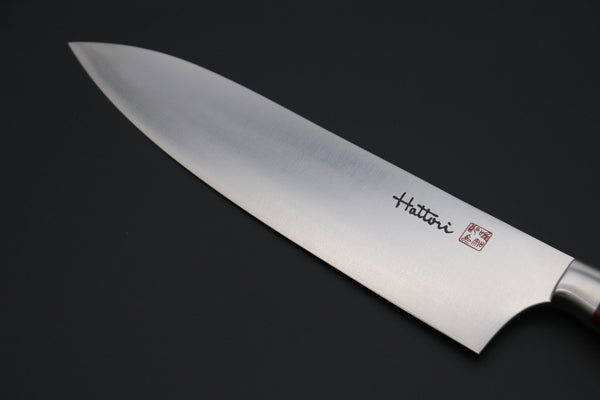 Hattori Western Deba Hattori Forums FH Series Western Deba (165mm and 240mm, Cocobolo Wood Handle)