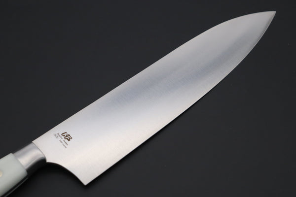 Hattori Western Deba Hattori Forums FH Series Western Deba (165mm and 240mm, Fresh White Corian Handle)