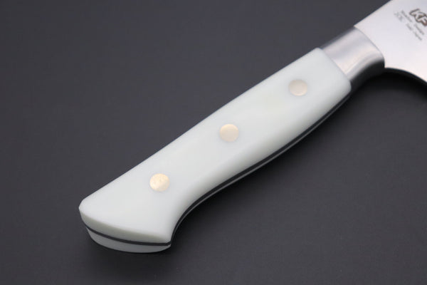 Hattori Western Deba Hattori Forums FH Series Western Deba (165mm and 240mm, Fresh White Corian Handle)