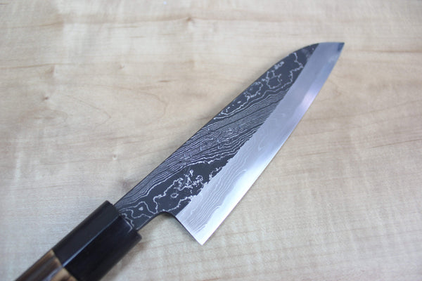 Tsukasa Hinoura Custom Knife "Unryu-Mon" Wa Petty 135mm (5.3 Inch, TH-1P) - japanesechefsknife.mom