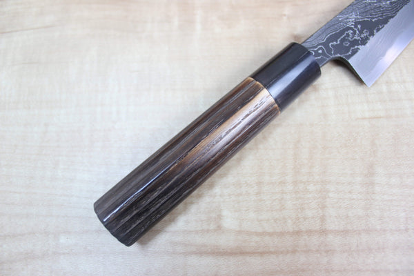 Tsukasa Hinoura Custom Knife "Unryu-Mon" Wa Petty 135mm (5.3 Inch, TH-1P) - japanesechefsknife.mom
