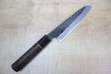 Tsukasa Hinoura Custom Knife "Unryu-Mon" Wa Petty 140mm (5.5 Inch, TH-2P) - japanesechefsknife.mom