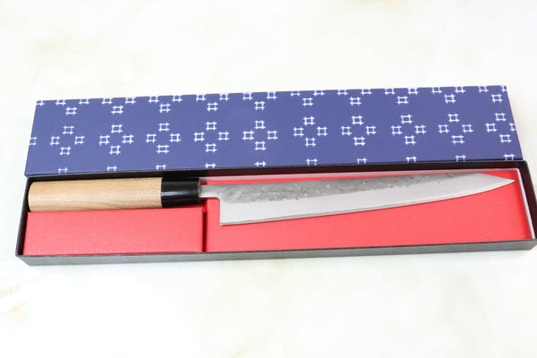JCK Natures Blue Moon Series BM-6 Kiritsuke-Sujihiki 240mm (9.4 Inch) - japanesechefsknife.mom