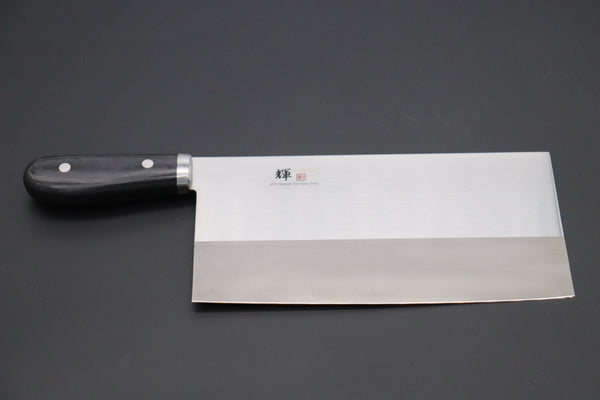 Kagayaki Chinese Cleaver JCK Original Kagayaki Basic Series Chinese Cleaver 220mm (8.6inch, 2 different blade thickness)