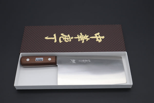 Kagayaki Chinese Cleaver Kagayaki High Carbon Steel KG-20 Chinese Cleaver 180mm (7 inch)