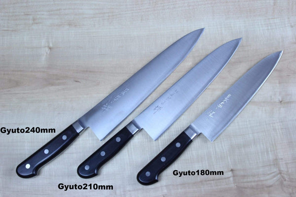 Kagayaki Gyuto KB-4 Gyuto210mm(8.2inch) / Right Handed JCK Original Kagayaki Blue Steel No.2 Clad Series Gyuto (180mm to 270mm, 4 sizes)