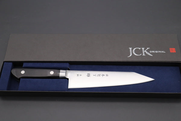 Kagayaki Gyuto KC-5SKESSP Kiritsuke-Gyuto 180mm / ES (Extra Sharpness) / Right Handed JCK Original Kagayaki CarboNext Series KC-5SKESSP Kiritsuke Kiritsuke Gyuto 180mm(7 inch, Special Order Made, Kiritsuke Blade Version)