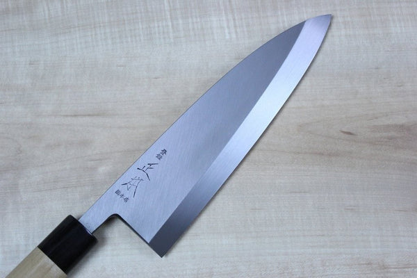 Masamoto HS Series Honyaki White Steel No.2 Deba (150mm to 225mm, 6 sizes) - japanesechefsknife.mom