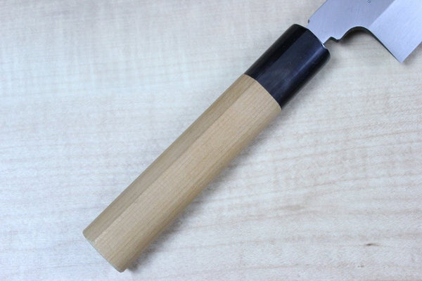 Masamoto HS Series Honyaki White Steel No.2 Kiritsuke Single Bevel Edge (240mm and 270mm, 2 sizes) - japanesechefsknife.mom