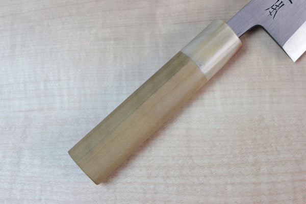 Masamoto KK Series Kasumi White Steel No.2 Ko Deba (Small Deba105mm to 135mm, 3 sizes) - japanesechefsknife.mom