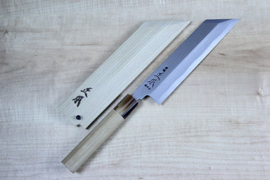 Masamoto KS Series Hon Kasumi White Steel No.2 Mukimono (180mm and 210mm, 2 sizes) - japanesechefsknife.mom
