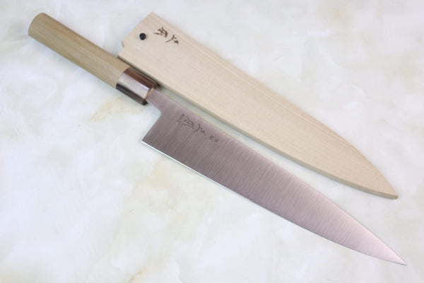 Masamoto Wa Gyuto SW-3127 Wa Gyuto270mm (10.6 inch) / Marble / Right Handed Masamoto KS Series Sweden Stainless Steel SW-Wa Gyuto (240mm to 300mm, 3 sizes)