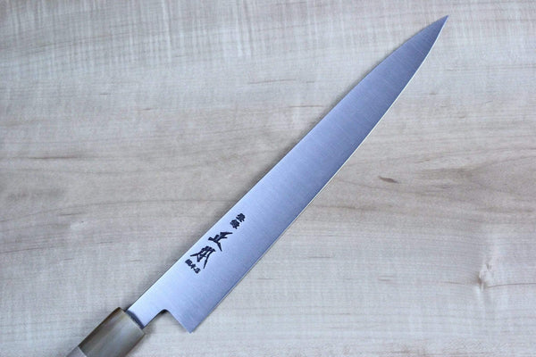 Masamoto Wa Sujihiki Masamoto KS Series Hon Kasumi White Steel No.2 Wa Slicer (240mm and 270mm, 2 sizes)
