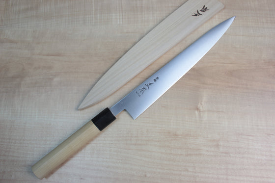 Masamoto KS Series SW-4324 Sweden Stainless Steel Wa Slicer 240mm (9.4 inch) - japanesechefsknife.mom