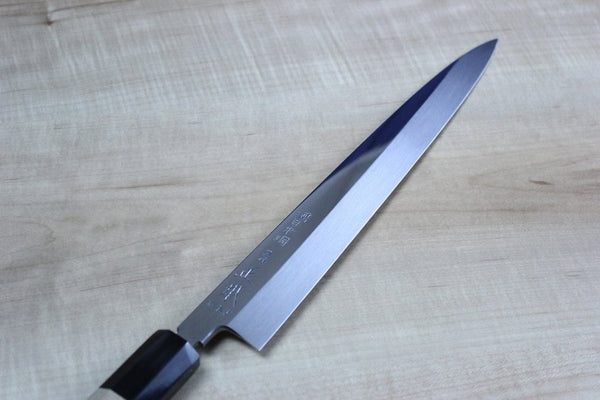 Masamoto HA Series Honyaki Blue Steel No.2 Yanagiba (240mm to 330mm, 4 sizes) - japanesechefsknife.mom