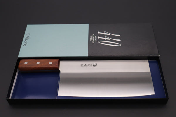 Misono Chinese Cleaver Misono 440 Series No.87 Chinese Cleaver (8.6 inch, Thicker and Heavier Weight Version of No.86 Chinese Cleaver)