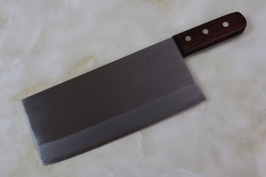 Mizuno Tanrenjo Akitada Hontanren Series Virgin Carbon Steel Chinese Cleaver No.6 - japanesechefsknife.mom